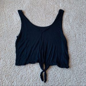 Kimchi Blue Black Tank Crop Top